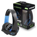 Słuchawki nauszne z mikrofonem dla graczy CONDOR niebieskie