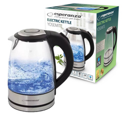 Czajnik elektryczny szklany LED YOSEMITE 1,7L 2200 W