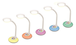 LAMPKA BIURKOWA LED NOCNYM OŚWIETLENIEM RGB MIZAR