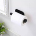 UCHWYT SAMOPRZYLEPNY WIESZAK NA PAPIER TOALETOWY W KOLORZE CZARNYM