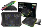PODSTAWKA CHŁODZĄCA GAMING POD NOTEBOOK LED RGB GALERNE