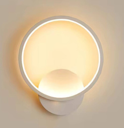 KINKIET ŚCIENNY LED 12W BIAŁY