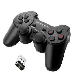 Gamepad bezprzewodowy PS3/USB Gladiator czarny