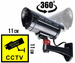 Kamera ścienna atrapa monitoring kamery LED