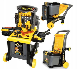 ZESTAW NARZĘDZI WARSZTATOWYCH WÓZEK KUFER TACZKA WARSZTAT MAJSTERKOWICZA