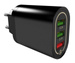 SZYBKA ŁADOWARKA SIECIOWA 3x USB QC 3.0 18W 