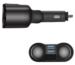 ROZDZIELACZ ZAPALNICZKI + 2xUSB
