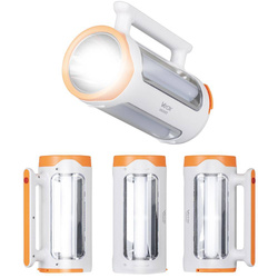 Latarka akumulatorowa 2w1 ze światłem bocznym + powerbank VA0085 VAYOX