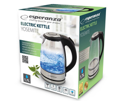 Czajnik elektryczny szklany LED YOSEMITE 1,7L 2200 W