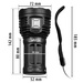 Latarka szperacz 600lm 4xLED + COB VA0114 Vayox