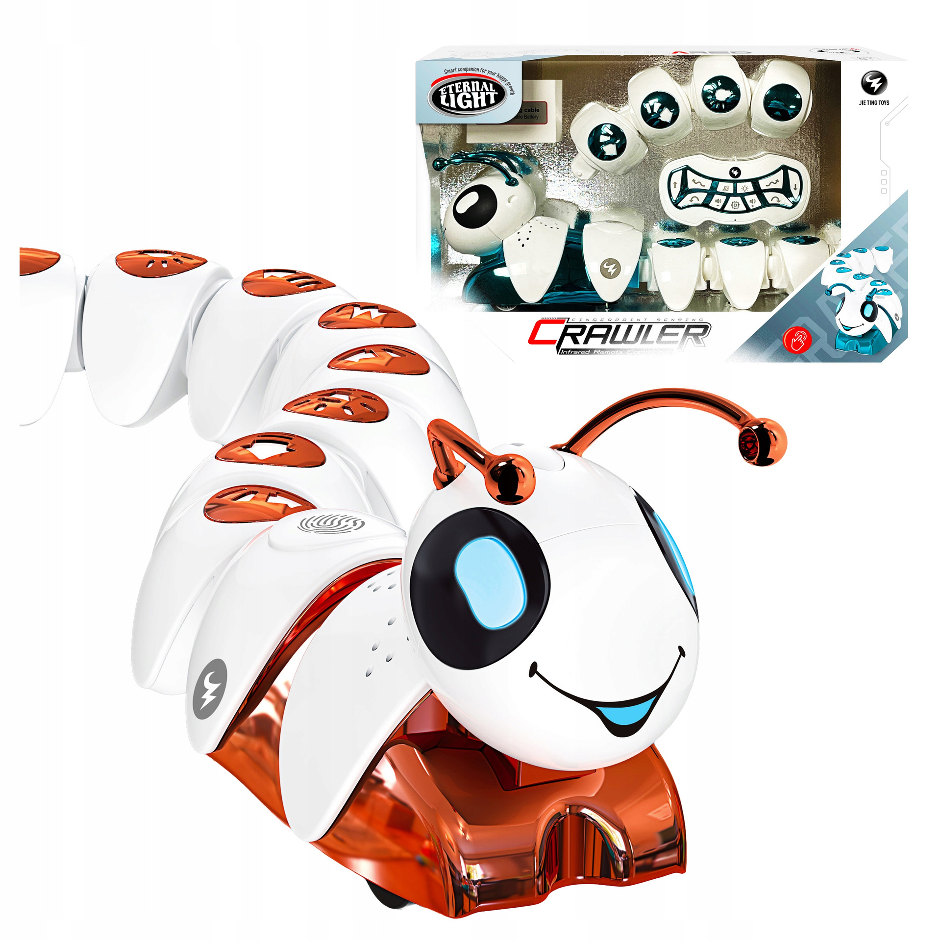 Robot Zdalnie Sterowany Gąsienica Wymienne Elementy Zabawka Światło Dźwięk pol_pl_Robot-Zdalnie-Sterowany-Gasienica-Wymienne-Elementy-Zabawka-Swiatlo-Dzwiek-7736_1