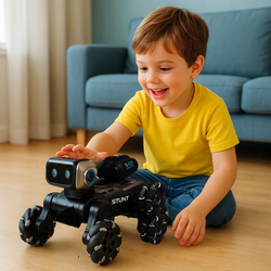 ZDALNIE STEROWANY PIES ROBOT SAMOCHÓD RC 8 KÓŁ TWISTER PARA WODNA OBRÓT 360