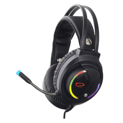SŁUCHAWKI NAUSZNE Z MIKROFONEM GAMING NIGHTSHADE