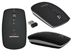 MYSZ BEZPRZEWODOWA 2.4GHZ 4D OPT. USB SATURN CZARNA
