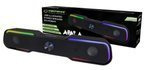 GŁOŚNIK USB SOUNDBAR LED 6W RAINBOW APALA ESPERANZA