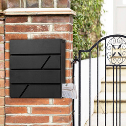 SKRZYNKA NA LISTY ULOTKI GAZETY POCZTOWA LISTOWA STALOWA Z KLUCZYKAMI