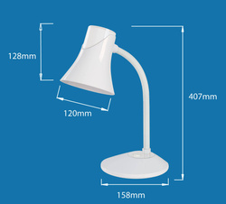 LAMPKA BIURKOWA E27 POLARIS CZARNA