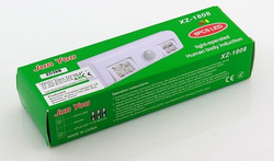 LAMPKA 8 LED Z CZUJNIKIEM RUCHU NA BATERIE CZARNA