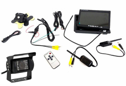 Bezprzewodowa kamera cofania monitor 7" LCD