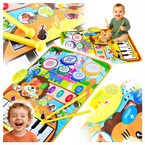 Interaktywna Mata Edukacyjna Dla Dzieci Odgłosy Zwierząt Instrumenty