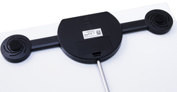 Cyfrowa waga łazienkowa analityczna bluetooth 8w1 B.FIT biała