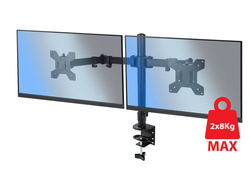 ESPERANZA UCHWYT BIURKOWY DO DWÓCH MONITORÓW 10”-27" SYLEN
