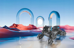 ZDALNIE STEROWANY PIES ROBOT SAMOCHÓD RC 8 KÓŁ TWISTER PARA WODNA OBRÓT 360