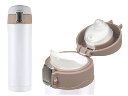  KUBEK TERMICZNY TERMOS 450ML BIAŁY