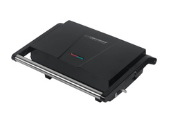 GRILL ELEKTRYCZNY KONTAKTOWY OPIEKACZ DO KANAPEK PANINI TEFLONOWY 1200W