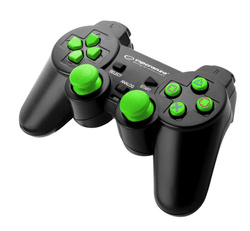 Gamepad z wibracją pad USB do PC/PS2/PS3 CORSAIR zielony