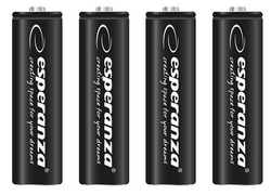 Akumulatorki baterie AA 4 sztuki R6 1,2V 2600mAh ESPERANZA