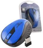 MYSZ BEZPRZEWODOWA 2.4GHZ 3D OPTYCZNA USB RAINBOW NIEBIESKA