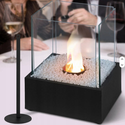 Biokominek wolnostojący do salonu mały bio kominek przenośny na taras