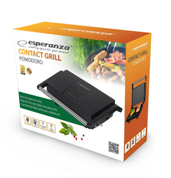 GRILL ELEKTRYCZNY KONTAKTOWY OPIEKACZ DO KANAPEK PANINI TEFLONOWY 1200W