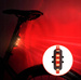 LAMPA ROWEROWA LAMPKA SOLARNA NA KIEROWNICĘ ZESTAW PRZÓD + TYŁ