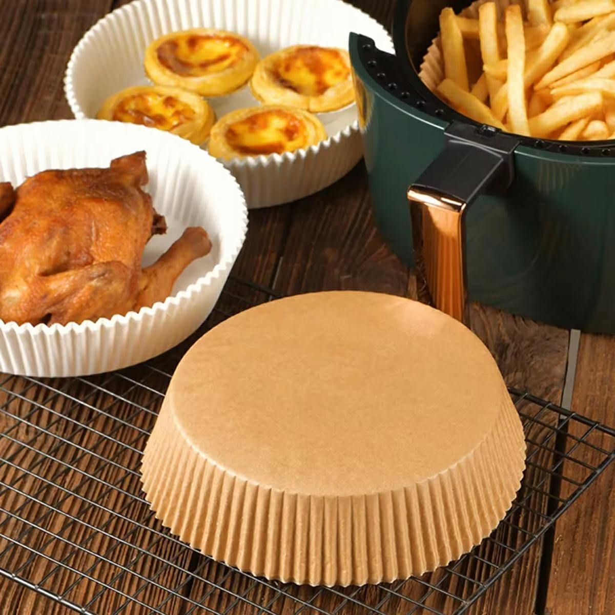 Papier do frytkownicy frytownicy beztłuszczowej air fryer 20cm 50 sztuk pol_pl_Papier-do-frytkownicy-frytownicy-beztluszczowej-air-fryer-20cm-50-sztuk-7709_6