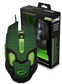 Myszka przewodowa dla graczy 6D optyczna USB COBRA 