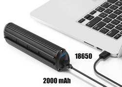 LAMPA ROWEROWA LED PRZEDNIA PRZÓD NA KIEROWNICĘ AKUMULATOR USB 900lm