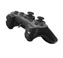 Gamepad z wibracją pad USB do PC/PS3 TROOPER czarny