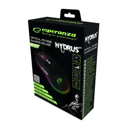 MYSZ PRZEWODOWA GAMING LED RGB 7D OPTYCZNA USB HYDRUS
