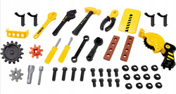 ZESTAW NARZĘDZI WARSZTATOWYCH WÓZEK KUFER TACZKA WARSZTAT MAJSTERKOWICZA