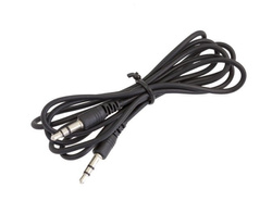 Kabel audio JACK- JACK 3,5MM 1,2m czarny