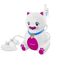Inhalator nebulizator kompresowy  KITTY + 2 maski dla dzieci