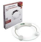 Cyfrowa waga łazienkowa hartowana JUKARI biała