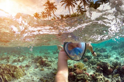 MASKA DO SNORKELINGU NURKOWANIA PEŁNOTWARZOWA