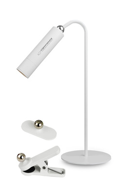 LAMPKA BIURKOWA LED 3W1 AGENA BIAŁA