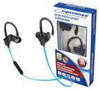SŁUCHAWKI SPORTOWE DOUSZNE BLUETOOTH NIEBIESKIE