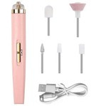 FREZARKA DO PAZNOKCI MANICURE PEDICURE AKU USB ZESTAW 5 FREZÓW FREZY