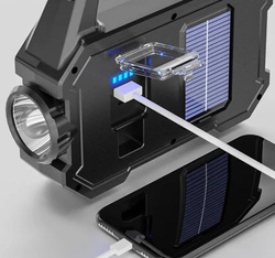 LATARKA AKUMULATOROWA POWERBANK SOLARNA
