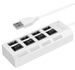 HUB 4xUSB 2.0 aktywny z włącznikami
